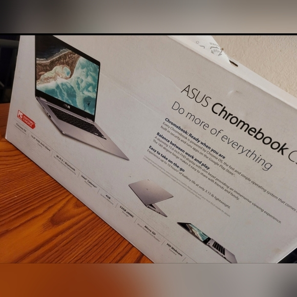 Asus Chromebook 15.6" ChromebookIntel Celeron N4500 4GB RAM 64GB - Picture 2 of 4